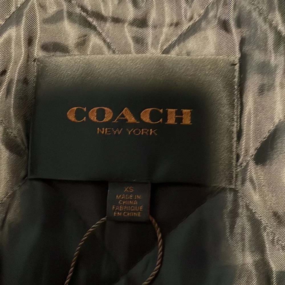 Coach wool coat, XS - Picture 7 of 9